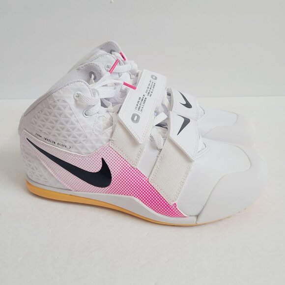 NEW Nike Zoom Javelin Elite 3 Track Shoes NO SPIKES AJ8119-101 Size 11 White Pin main image 8